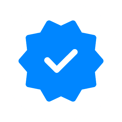 Check azul de verificación de Gmail