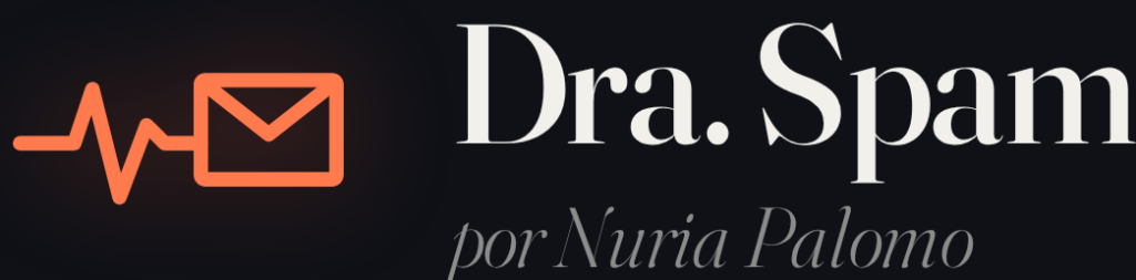 Logo de Dra. Spam, Nuria Palomo, experta en entregabilidad de email y reputación de dominio